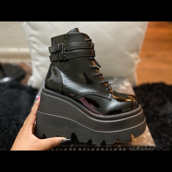 Demonia Slick Technopagan Boots | Poshmark